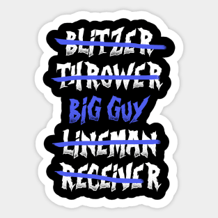 Big Guy Blood Bowl Sticker